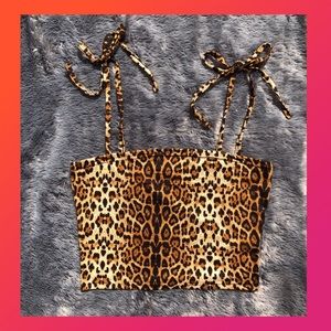🆕🐱Leopard Crop Top 🐱
